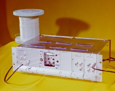 34 Mbit/second fibre transmission system