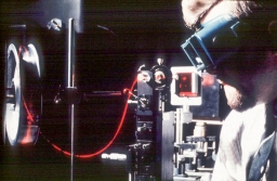 Red light scattering from early fibre